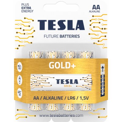 TESLA GOLD+ AA 4ks 1099137206 – Zboží Mobilmania