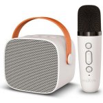 maXlife MXKS 100 Bluetooth Karaoke mikrofon reproduktor bílý – Sleviste.cz