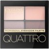 Eveline Quattro Professional Eyeshadow Palette paletka očních stínů 12 7,2 g