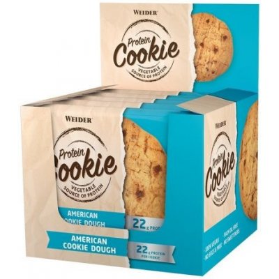 WEIDER Vegan Protein Cookie American Cookie Dough 12 x 90 g – Hledejceny.cz