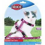Trixie Postroj Cat pro Koťata s Vodítkem 8 mm 21 až 34 cm 1,2 m – Zboží Dáma