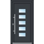 OknaDvereNaMiru.cz Vchodové plastové dveře STYL 1482 antracit 90 x 210 cm – Hledejceny.cz