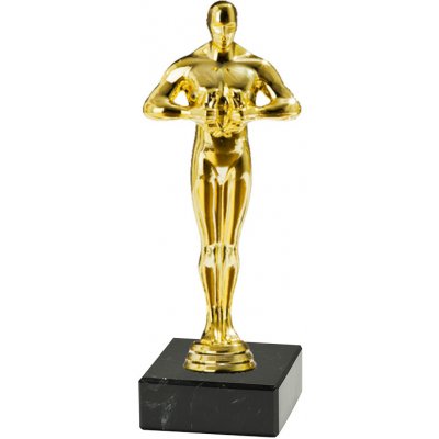 Soška Oscar/Oskar 4 velikosti Soška Oscar B tmavý mramor – Zboží Dáma