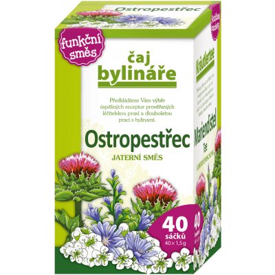Čaj Bylináře Ostropestřec jaterní směs 40 x 1,5 g – Zboží Dáma