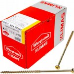 KLIMAS Wkret-met WKCS Ø6 mm TX-30 konstrukční vrut do dřeva se zápustnou hlavou 160 mm - 100 ks – Hledejceny.cz