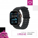 Apple Watch 49mm černý Oceánský řemínek - provedení z černého titanu MYPD3ZM/A – Sleviste.cz