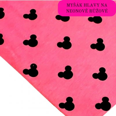 Korunka Myšák hlavy na neonově růžové – Zboží Dáma