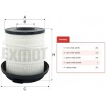 Filtr vzduchu wpo-522 mercedes atego, atego 2/3, axor, axor 2, econic om900.911-om936.910 0083740_A – Hledejceny.cz