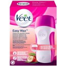 Kosmetická sada Veet EasyWax ohřívač vosku + vosková náplň 50 ml + depilační pásky 12 ks + Perfect Finish jemné čisticí ubrousky 4 ks + stojan dárková sada