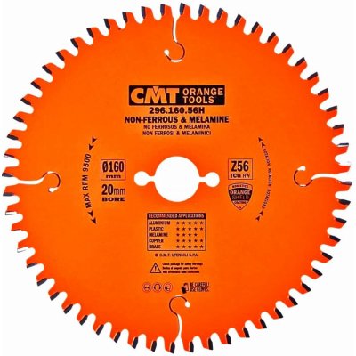 CMT Pilový kotouč na lamino, plast a neželezné kovy D160x2,2 d20 Z40 HM – Sleviste.cz