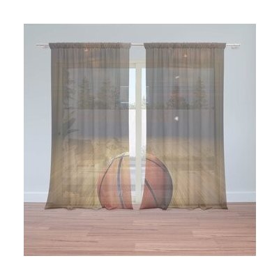 Sablio Záclony Basketball: 2ks 150x250cm – Hledejceny.cz