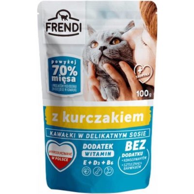 Frendi kousky v jemné omáčce s kuřecím masem 100 g – Zboží Mobilmania