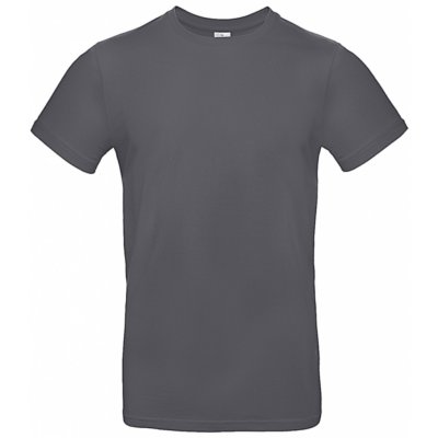 Silnější bavlněné pánské tričko Tmavě šedá – Zboží Mobilmania
