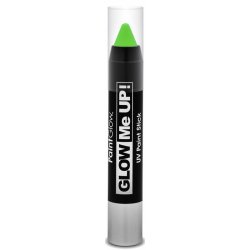 Tužka na obličej UV neon 3,5 g zelená green