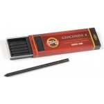 KOH-I-NOOR Křída černá kreslířská tvrdost 2 – Zboží Dáma