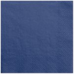 PartyDeco ubrousky papírové 3V TMAVĚ MODRÉ 33x33cm – Zboží Dáma