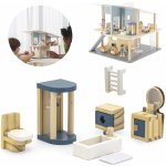 Viga Toys Sada nábytku PolarB do domečku pro panenky koupelna – Hledejceny.cz