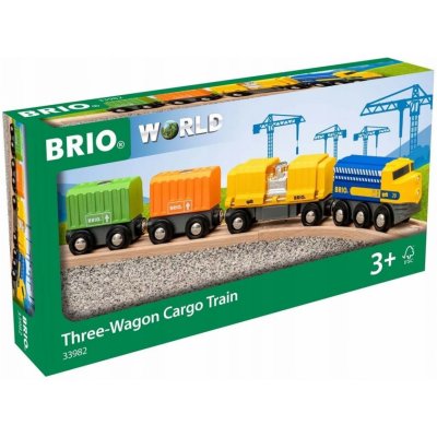 Brio World Nákladní vlak se třemi vagony – Hledejceny.cz