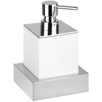 SAPHO X-STEEL dávkovač mýdla na postavení 200ml, bílá mat XS104W – Zboží Mobilmania