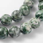 NUBIO Přírodní jaspis - korálky, zelené, 8 mm – Zboží Dáma