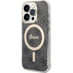 Pouzdro Guess 4G IML MagSafe iPhone 14 Pro černé – Hledejceny.cz