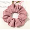 Gumička do vlasů Girly Růžová koženková scrunchie HB29/PINK