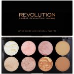 Makeup Revolution Ultra Blush Palette Golden Sugar 2 - Paletka tvářenek 13 g