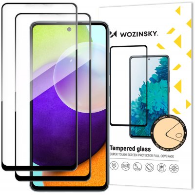 Wozinsky Celoplošně lepené tvrzené sklo 9H na Samsung Galaxy A53/A52/A52 5G/A52s black – Zboží Živě