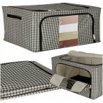 Creative corner organizér na lůžkoviny do šatní skříně bílý černý – Sleviste.cz