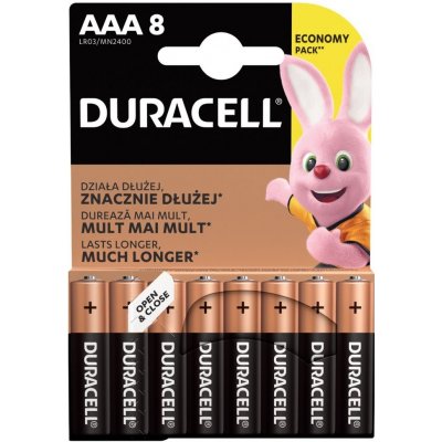 Duracell Basic AAA 8ks 42323 – Zboží Mobilmania