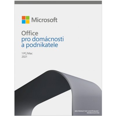 Microsoft Office 2021 pro domácnosti a podnikatele CZ, elektronická licence, T5D-03485, nová licence
