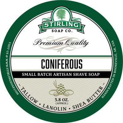 Stirling Soap Coniferous mýdlo na holení 170 g – Zboží Dáma