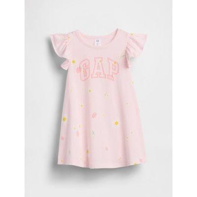 GAP Baby šaty s logem Růžová – Sleviste.cz