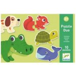 Djeco Duo Zvířátka 10 dílků – Zboží Mobilmania