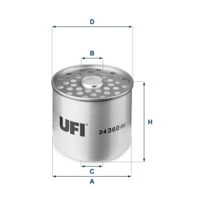 Palivový filtr UFI 24.360.00 2436000 – Hledejceny.cz