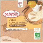 BABYBIO kravské mléko-krupice-vanilka 6m+ 4x85g