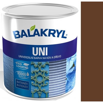 Balakryl Uni mat 0,7 kg tmavě hnědý – Zbozi.Blesk.cz