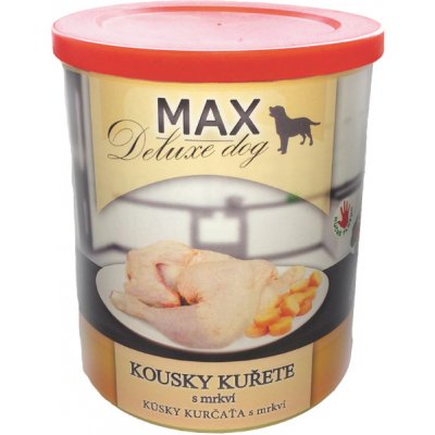 Max Deluxe Dog kousky kuřete s mrkví 400 g