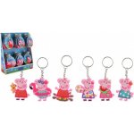 Přívěsek na klíče Jiri Models 3D Prasátko Peppa Peppa pig guma 10 cm na kartě 72ks v boxu – Hledejceny.cz