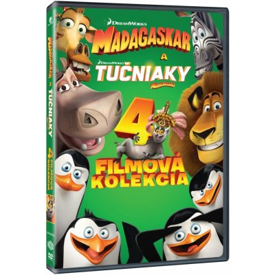 Madagaskar 1.-3. + Tučniaky z Madagaskaru kolekcia: 4 DVD – Zbozi.Blesk.cz