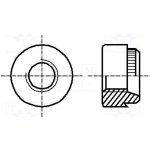 BOSSARD B2.5X0.5X1.6/BN197 Matice k zanýtování; kulatá; M2,5; ocel; Povlak: zinek; BN 197 – Sleviste.cz