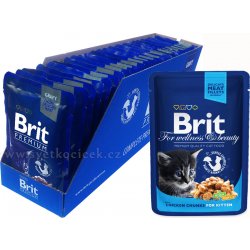 Brit Kitten Premium Chicken Chunks 24 x 100 g