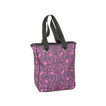 Bagmaster textilní kabelka Lichi LB 091 B black/pink/print