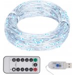 vidaXL Světelný LED řetěz se 150 LED diodami studený bílý 15 m – Hledejceny.cz