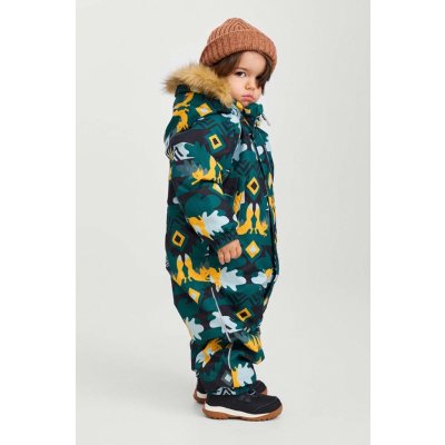 Dětská kombinéza Reima Lappi Dětská tmavě zelená – Hledejceny.cz