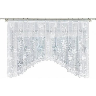 MyBestHome Dekorační oblouková krátká záclona na žabky RENATA 110 bílá 250 × 110 cm – Zboží Dáma MyBestHome Dekorační oblouková krátká záclona na žabky RENATA 110 bílá 250 × 110 cm – Zboží Dáma