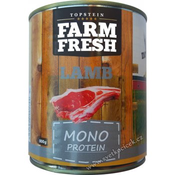 Topstein Farm Fresh Monoprotein jehněčí 0,8 kg