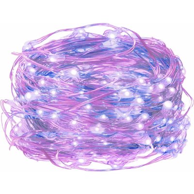 SPRINGOS LED řetěz Nano Duo 2 m 20 LED 2x AA růžová modrá CL0011 – Hledejceny.cz