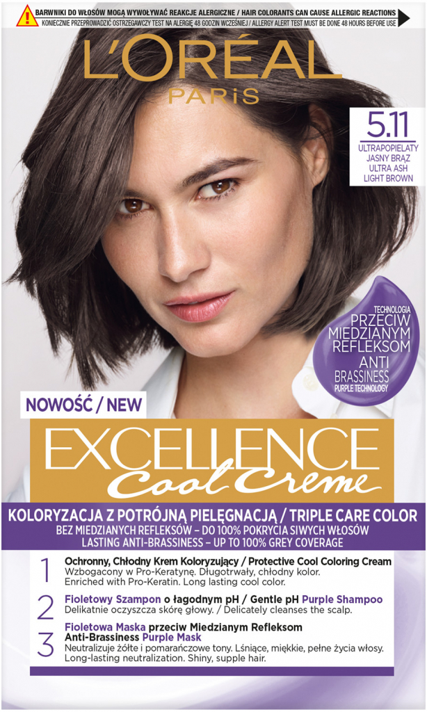 L´Oréal Excellence Cool Creme 5.11 Ultra popelavá světlá