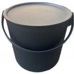Prohome Vědro s.stolek 10 l Akita Black – Zboží Dáma